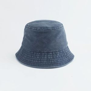 Berretti Bambino-Genitori Cappello da pescatore in cotone denim lavato Bambini Panama Estate Cappelli da sole per bambini Berretto da pesca da spiaggia da viaggio all'aperto