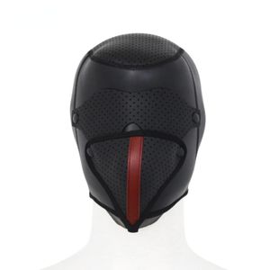 Sponge All Enclosed Mask Total Sensory Deprivation Flexible Hood with Eyes Slave Role Play Bondage sexy Toy for Couples Men