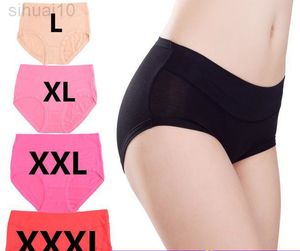 AQ92 Hoge Taille Body Shaper Hip vrouwen Slipje Grote Maat Ondergoed Intimi Slips L XL XXL XXXL L220802