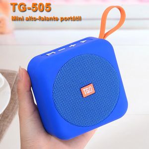 Mini Portable BT Speaker TG505 Outdoor Bicycle Wireless Speakers Mini Sound Box Loudspeaker FM TF Handsfree for Phone