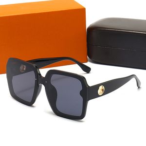Дизайн солнцезащитные очки полная рамка Большая линза кошачья мода солнцезащитные очки для женщин и мужчин ретро -квадратные пилотные очки Поляризованные очки с корпусом G05596