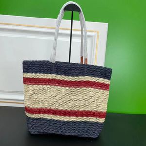 Fashion Star ausgehöhlte Kosmetiktasche Damen-Einkaufskorb Mehrzweck 2248 einfach und leicht mit Lederbesatz und Griffgröße 30 cm