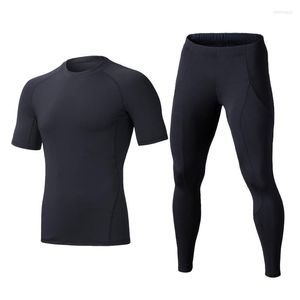 Pantaloni da corsa per bambini Strato di base a compressione Ragazze Ragazzi Leggings sportivi Pallacanestro giovanile Pantaloni da calcio Camicie da gamba Collant Jogger