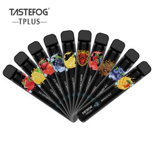 Hot Selling TasteFog Tplus engångsvapspenna 2% 800 PUFFS 550mAh Batteri med 11 smaker snabb leverans