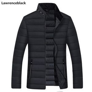 Jaquetas de inverno e casacos masculinos parka macha grossa quente cor sólida casaco masculino de casaco acolchoado lojas windbreakers parkas para homens 201209