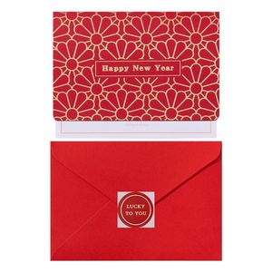 Подарочная упаковка Ins Wind Business Bronzing Greeting Card Corea Creative День рождения трехмерные открытки DIY Ручной год подарок GiftGift