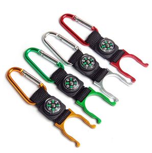 2022 Topselling屋外ガジェットCarabiner Aquariusバックルアウトドアギアガジェット登山バックルコンパスハイキング（10購入して1無料）