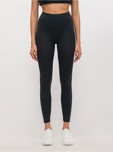 Pantaloni da yoga a colori solidi senza tasche da donna con leggings pantaloni da allenamento ad alta vita per il designer di palestra femminile elastico lady gambe complete complete complete