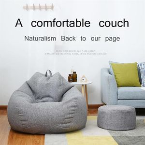 Bean Bag Chair with Filling Big Puff Seat Couch Bed Stuffed Giant Beanbag Sofa Pouf Ottoman Relax Lounge Furniture for practical2494