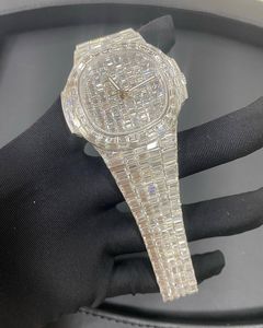 orologi di lusso orologio da uomo orologi di design orologi di movimento di alta qualità da uomo orologio moissanite orologio ghiacciato orologio con diamanti montre 221N