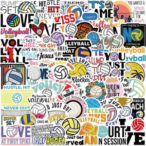 Wholesale volleyball stickers for sale - Group buy 50PCS Volleyball Sports Graffiti Stickers for wall Bottle Notebook Helmet300t