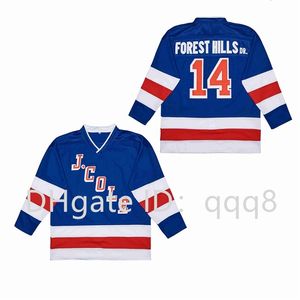 MM Masmig Forest Hills Dr. 14 J.Cole Ice Hockey Jersey Size S-XXXL