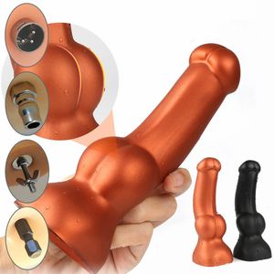 Accessori per macchine sexy Accessori per dildo in silicone liquido morbido senior Stimolazione del punto G Plug anale Prodotti per l'amore del pene