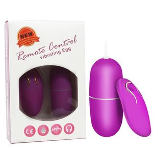 20 속도 총알 진동기 원격 제어 Clitoris 자극기 G-Spot Massager 여성을위한 계란 성 장난감을 진동