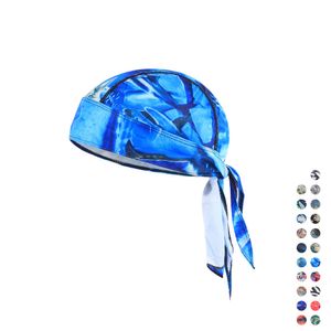 Durags bandana turban parrucche per ciclismo da esterno cappelli pirati ciclici rapidi cappelli seti setosa cappello solare maschi da donna con cappellini per teschio berretto per culo accessori per capelli b8265 b8265