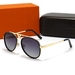 Тенденция Мужские пилотные солнцезащитные очки для женщин дизайнерские очки для солнечных очков круглые рамки Поляризаторы Новый цвет лето красивое UV400 водительские очки мужчина