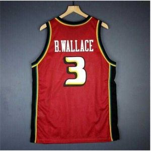 CHEN37 UOMING GIOVANI DONNE GIOVANI Vintage Ben Wallace Vintage Jersey College Basketball Jersey size S-4xl o personalizzato qualsiasi nome o numero di numero
