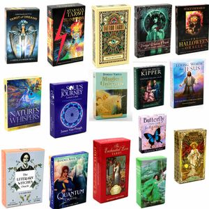 Kortspel full engelska nya romantiska änglar oracle kort däck tarot kort dubbel spel av doreen dygd ut ur tryck