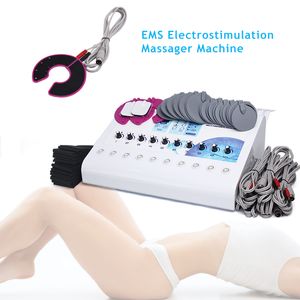 2 I 1 bantmaskin EMS muskelstimulator elektrostimulering ryska vågor cellulitreduktionsmassage