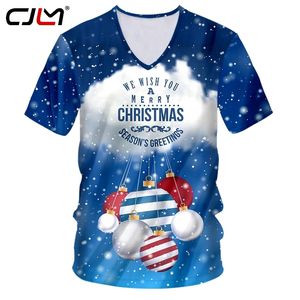 Adam bulut çan v boyun tshirt 3d baskılı erkekler büyük boyutlu eğlence tişört komik Noel tshirt tedarikçileri 220623