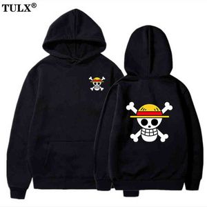 Anime One Piece Hoodies Men Women Fashion Luffy Pullover Oversized Hoodie Sweats Kids Hip Hop Coat Boys Mens Clothing Sudaderas G220713