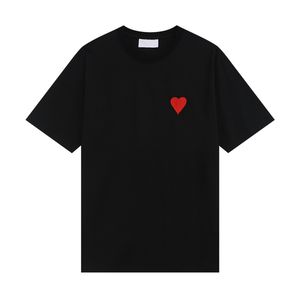 Comme Des Gar Ons Play Brand Men's T-Shirts Newest Mens Women Designer Of Luxury Comme De Garcon Fashion Casual Play Shirt Man Little Red Commes Des Garcon Shirt 1021