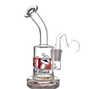 Heady Glass Bongs Ghohdahs Dab Oil Rigs Smoking Water Pipes Dunkin 'Dab Showerhead Perc 14.5mmの大きなサイズのオイルボウル