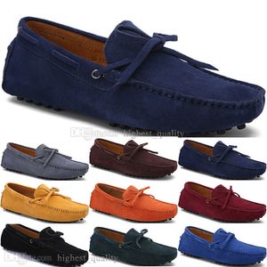 314 nova moda mens calçado casual couro estilo britânico primavera casal genuína ervilhas esfregar os homens dirigir preguiçoso homem overshoes ao ar livre confortável respirável black amarelo