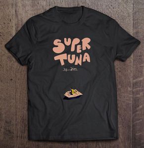 T-shirt da uomo Super Tuna By Jin - Maglietta Circadraws da uomo T-shirt anime Magliette grafiche oversize Uomo