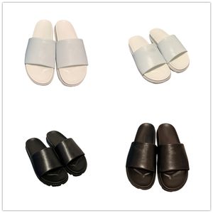 Pantofole firmate Sandali di lusso Scivoli in schiuma Ciabatte Pantofole da donna in pelle Summer Beach Fashion Soft Slide Comfort Party Flat Diamond Grid Shoes Taglia 35-41