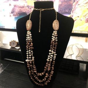 Catene Collana da donna Europea e americana Retro Amazon Agata Pietra naturale Stile nazionale boemo LongChains