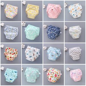 Baby Reusable Diapers Panties Potty Training Pants For Children Ecological Cloth Diaper Washable Toilet Toddler Kid Cotton Nappy 2626 T2