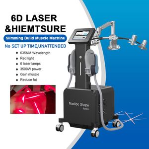 6D Lipolaser Slimbing Body Sculpting 635 нм 532 нм Lipo Laser EMS Электромагнитный наращивание