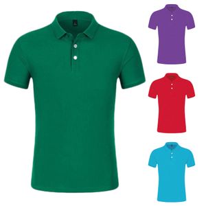 Men Polo Men Shirt Short Sleeve Polo Shirt Fashion Solid Color New Fitness Tees Summer Streetwear Casual Fashion Gym Sports Tops