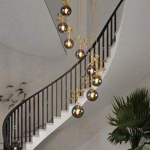Lâmpadas pendentes LED moderno LEDS PENDEANT LUZES AMBER BOLAS CLAS