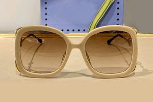 Óculos de sol de grandes dimensões de ensino quadrado acetato de marrom marrom lente de gradiente marrom 1021 mulheres Sonnenbrille Occhiali da Sole Uv400 Proteção com caixa