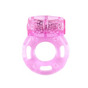 30pcs/lot Butterfly Vibration Rings Men's sexy Adult Aid Toys Vibrating Cock Penis Sleeve Ring Cockring Beauty Items