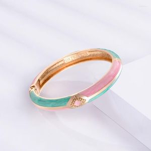 Braccialetto Regalo per la festa della mamma Elegante Cloisonné Braccialetti artigianali Gioielli a forma di diamante Bracciali alla moda Accessori per feste femminiliBangle Ke