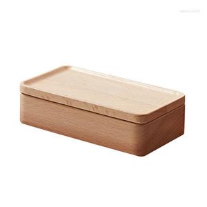 Jewelry Pouches Bags Wooden Travel Portable Mini Storage Box Carrying Ring Necklace Bracelet Earring Velvet Edwi22