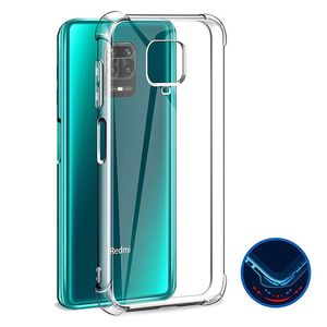 Caso de silicone à prova de choque para Xiaomi Redmi Nota 9 8 7 6 Pro Max 8A 9S Casos transparentes para Xiao Mi 8 9 Lite CC9 9T Capa