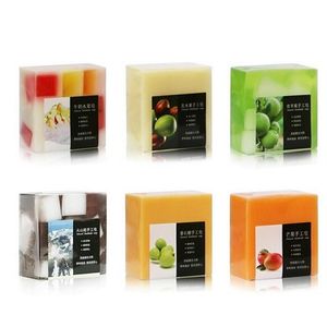 Papaya Apple Cherry Fruit Handmade Soap Oil Control Moisturizing Essential Skin Care Cleansing Bath Soap289E