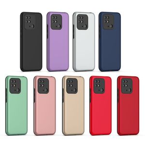 Mobiltelefon Hybrid Armor Telefonfodral för Redmi 10C Note 11 Pro 5G 11 11S 10 COMBO 2 I 1 TPU PC SUCKSKRYGEMBACK BACK COVER D1