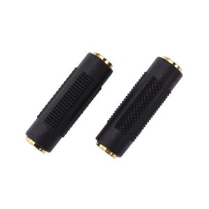 Mini 3.5mm Female to Female F/F Jack Stereo Coupler Audio Adapter Headphone Converter Connector