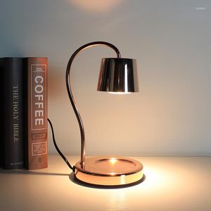 Lampade da tavolo Melting Candle Piccola lampada Studio Camera da letto Comodino Hardware