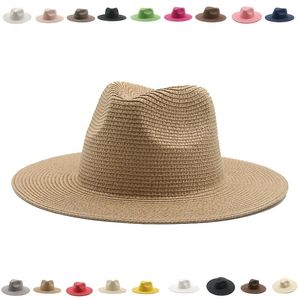 S S för S mens Caps Sun Protection Beach Summer Women Men Panama Straw Hat Gorras HOMBRE 220627