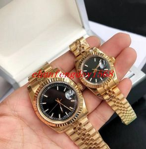 TW factory V6 41mm 28mm Top automatico 8215 Orologi da coppia meccanici automatici Acciaio inossidabile President impermeabile Orologi da uomo Orologi da polso da donna per 2 pezzi