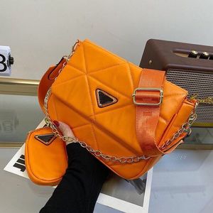 Designer-Handtaschen für Damen, 2 Stück, luxuriöse Umhängetasche für Damen, Brusttasche für Damen, zusammengesetzte Ketten, Canvas-Handtasche, Geldbörse, Messenger-Taschen + Geldbörse, Hobo-Vintage