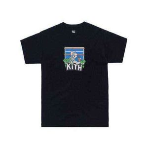 Kith Tom i Jerry Tee Man Kobiet Casual T-shirt krótkie rękawy Sezamny ulica L Modne Ubrania S Owewearna Tops Jakość T koszule dla mężczyzn S1