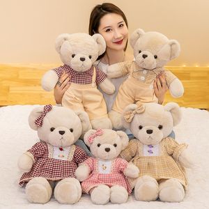 Shopping Mall Gift Wholesale Cute Couple Bear Plush Toy Doll Carry Plush Pillow Birthday Free UPS