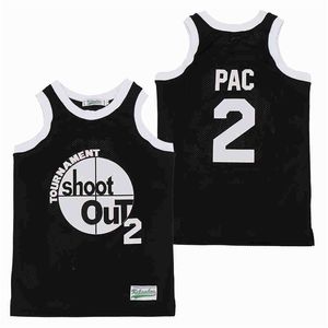 SJZL98 Mens Tournament Shoos Out Basketball Jersey 2 Pac 23 MOTAW 96 Birdie Movie Tehersys